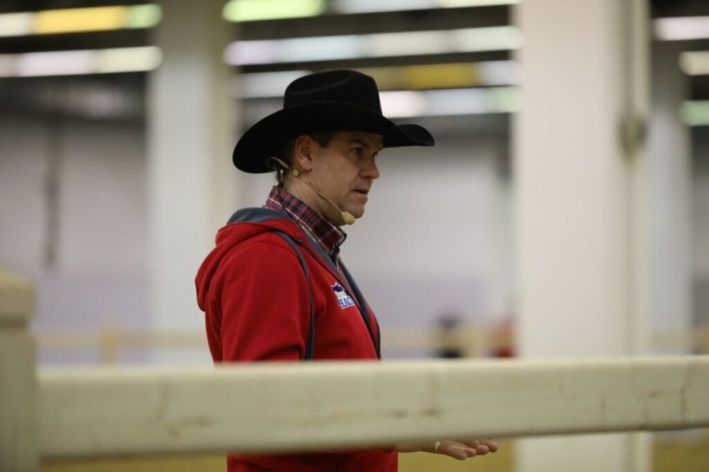 Horse professional Bernd Hackl. Photo: Equitana.