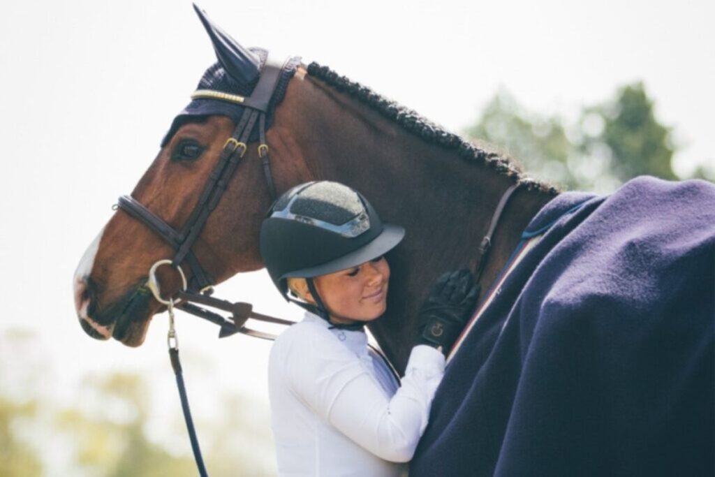 Now a succesful rider and coach Johanna Lassnack had many doubts about her self when she was younger. Photo: Zandra Ahl Olausson.