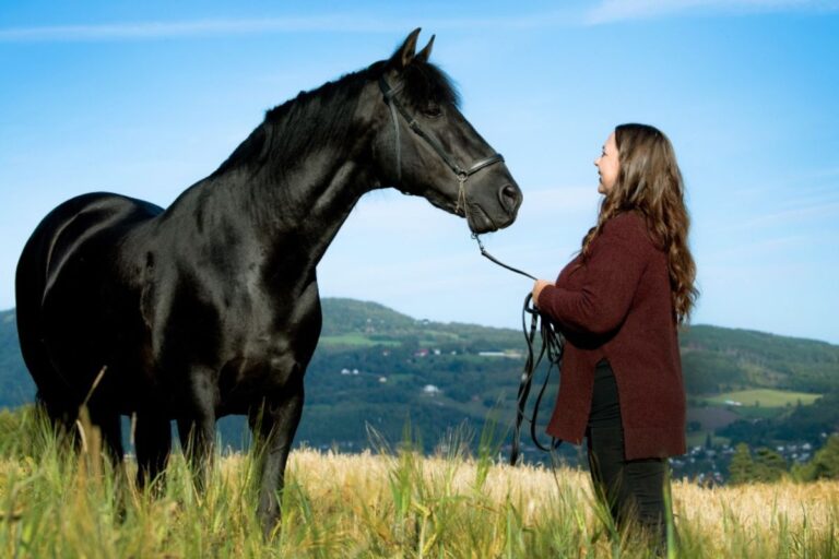 Equine therapist Line Østerhagen believes in equal quality treatment for people and horses